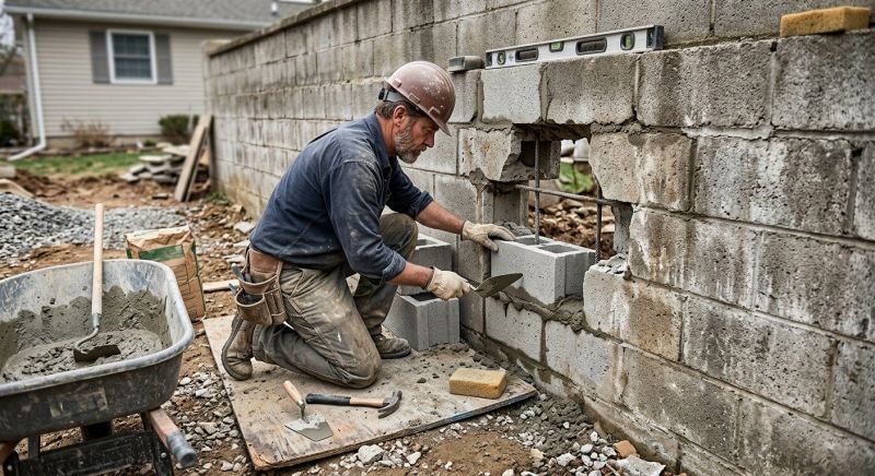 Block Wall Repair in Chattanooga, TN