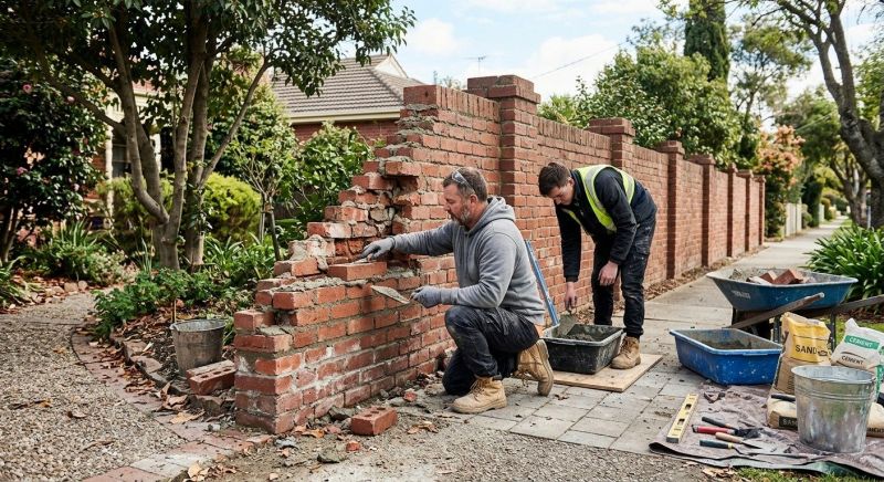 Brick Fence Repair in Chattanooga, TN