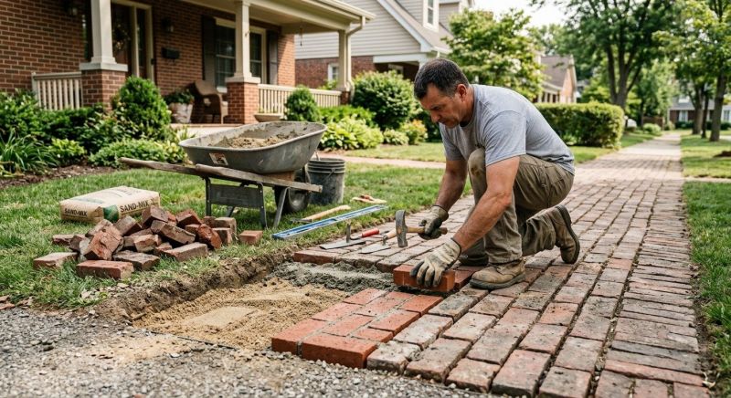 Brick Flatwork Repair in Harrison, TN
