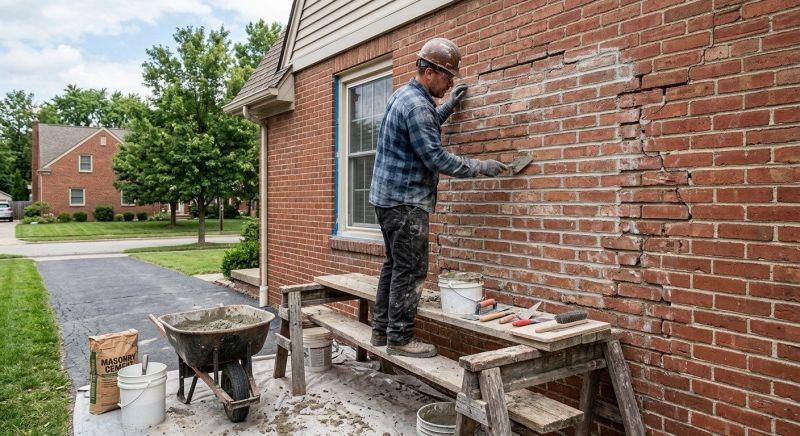 Brick Masonry Repair in Ooltewah, TN