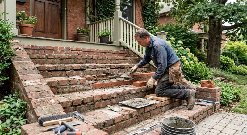 Brick Stairs Repair in Whitwell, TN