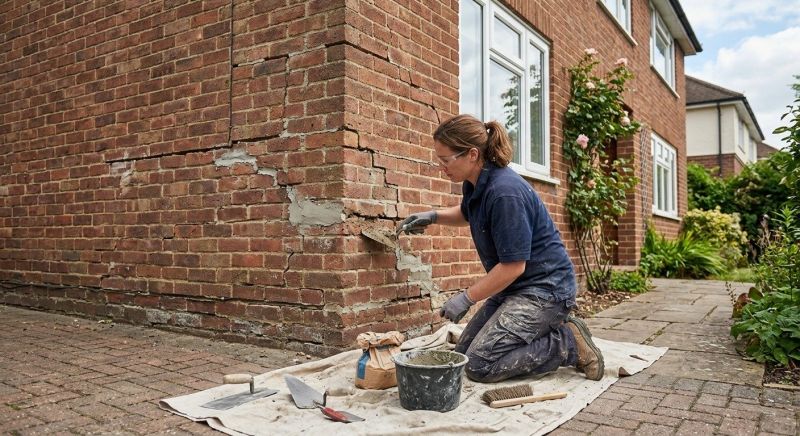 Brick Wall Repair in Walker County, GA