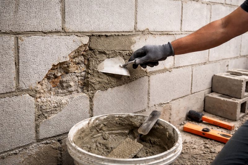 Cinder Block Wall Repair in Sale Creek, TN