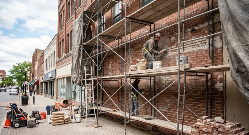 Commercial Masonry Repair in Ooltewah, TN