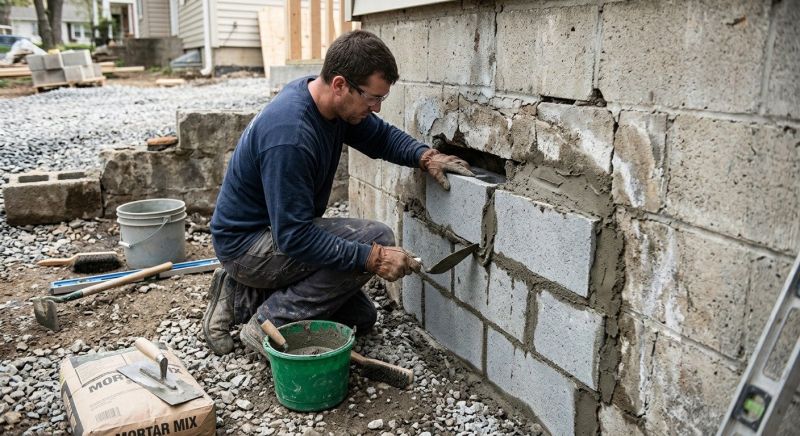 Concrete Block Repair in Harrison, TN