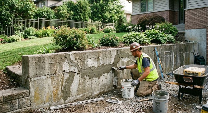 Retaining Wall Repair in Sale Creek, TN