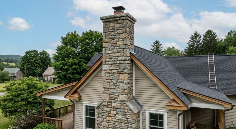 Stone Chimney Installation in Catoosa County, GA